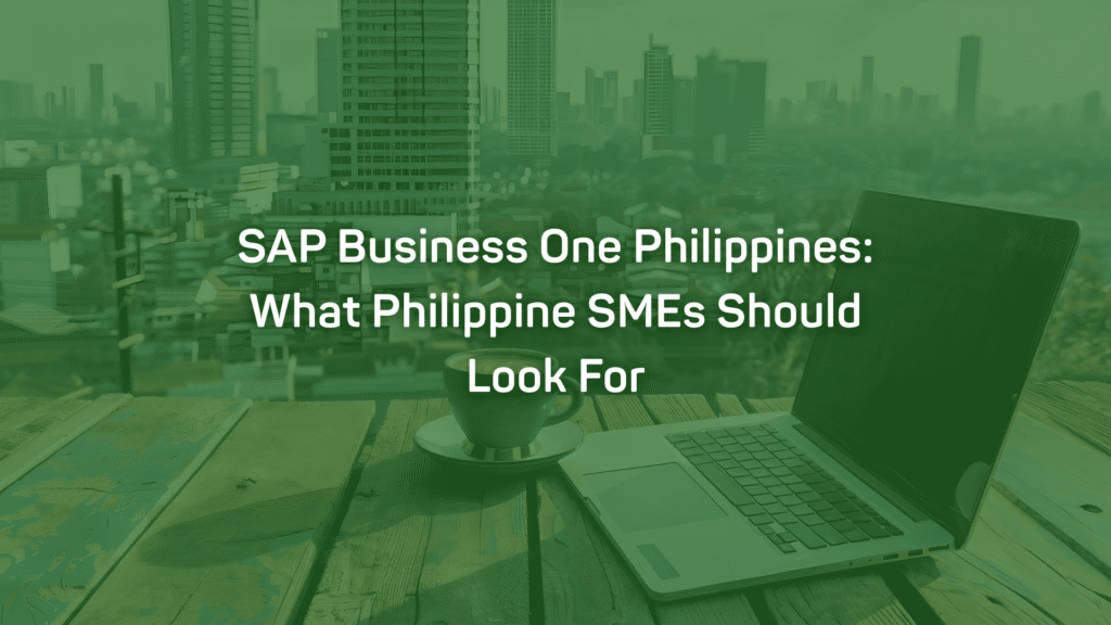 SAP Business One Philippines through Direc Business Technologies, Inc.